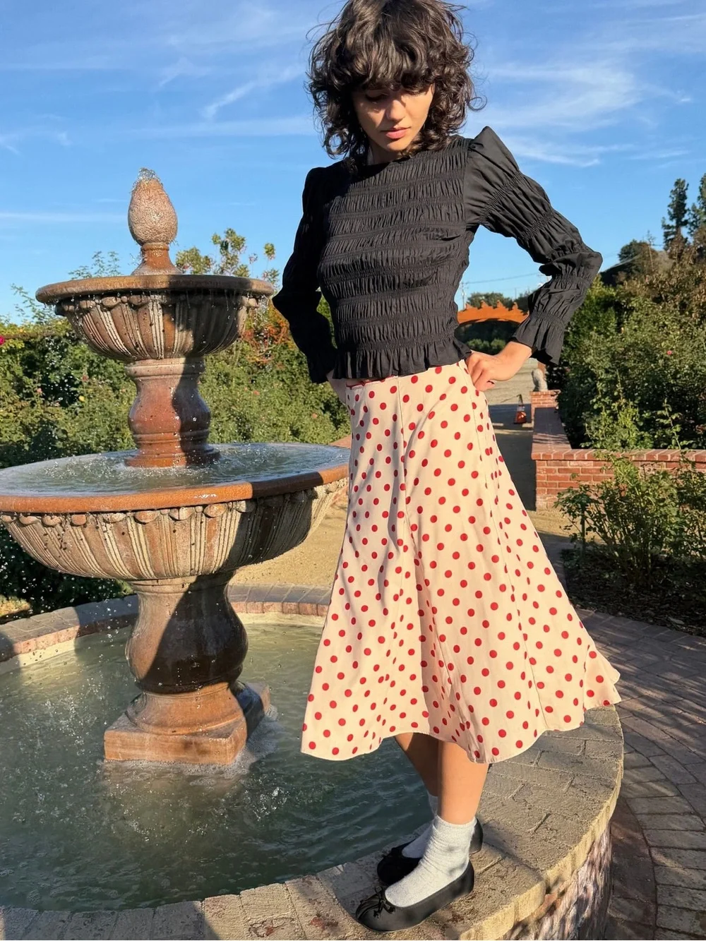 NWT Lisa Says Gah Amora Skirt in Scarlett Dot | XL